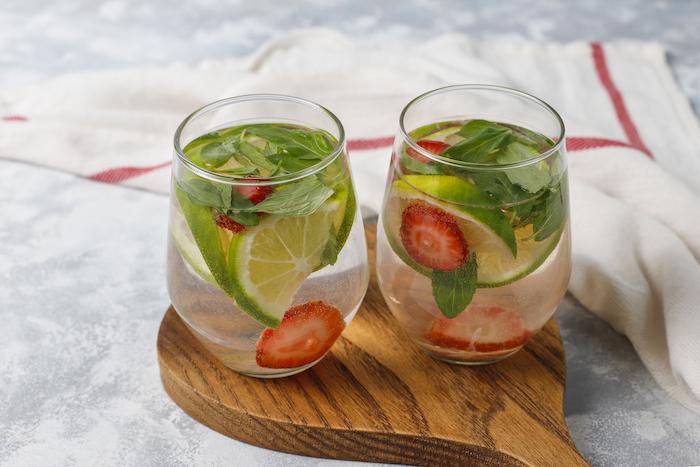 Acqua Detox: Fragola, Limone e Basilico | Neroliane.it