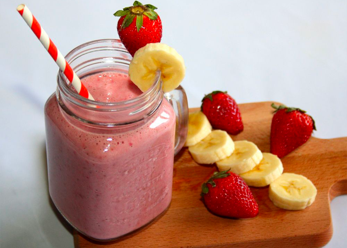 Frullato Banane e Fragola | Neroliane.it