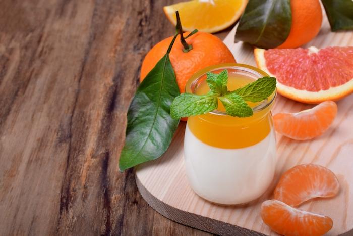 Pannacotta ai fiori d’arancio pompelmo e timo | Neroliane.it